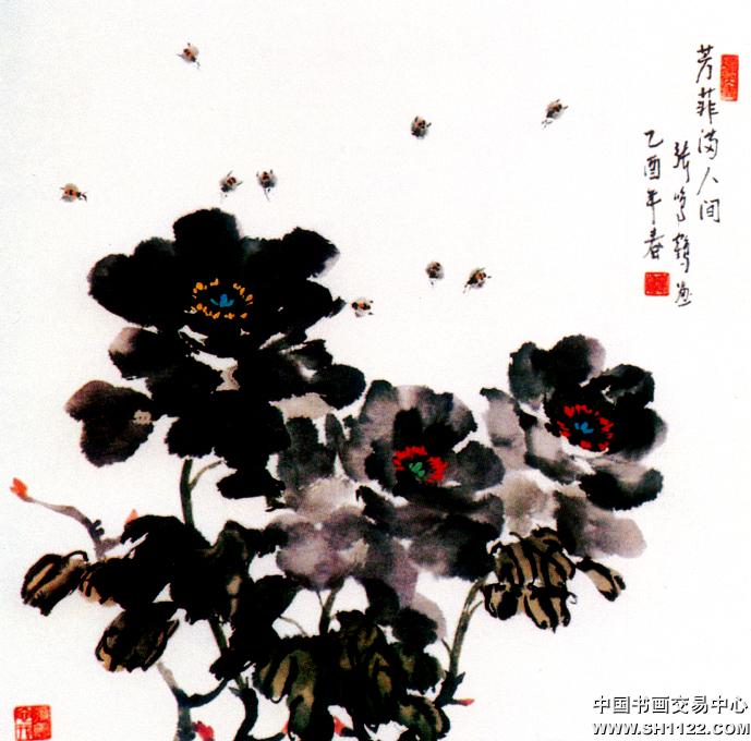 牡丹组画之三：芳菲满人间