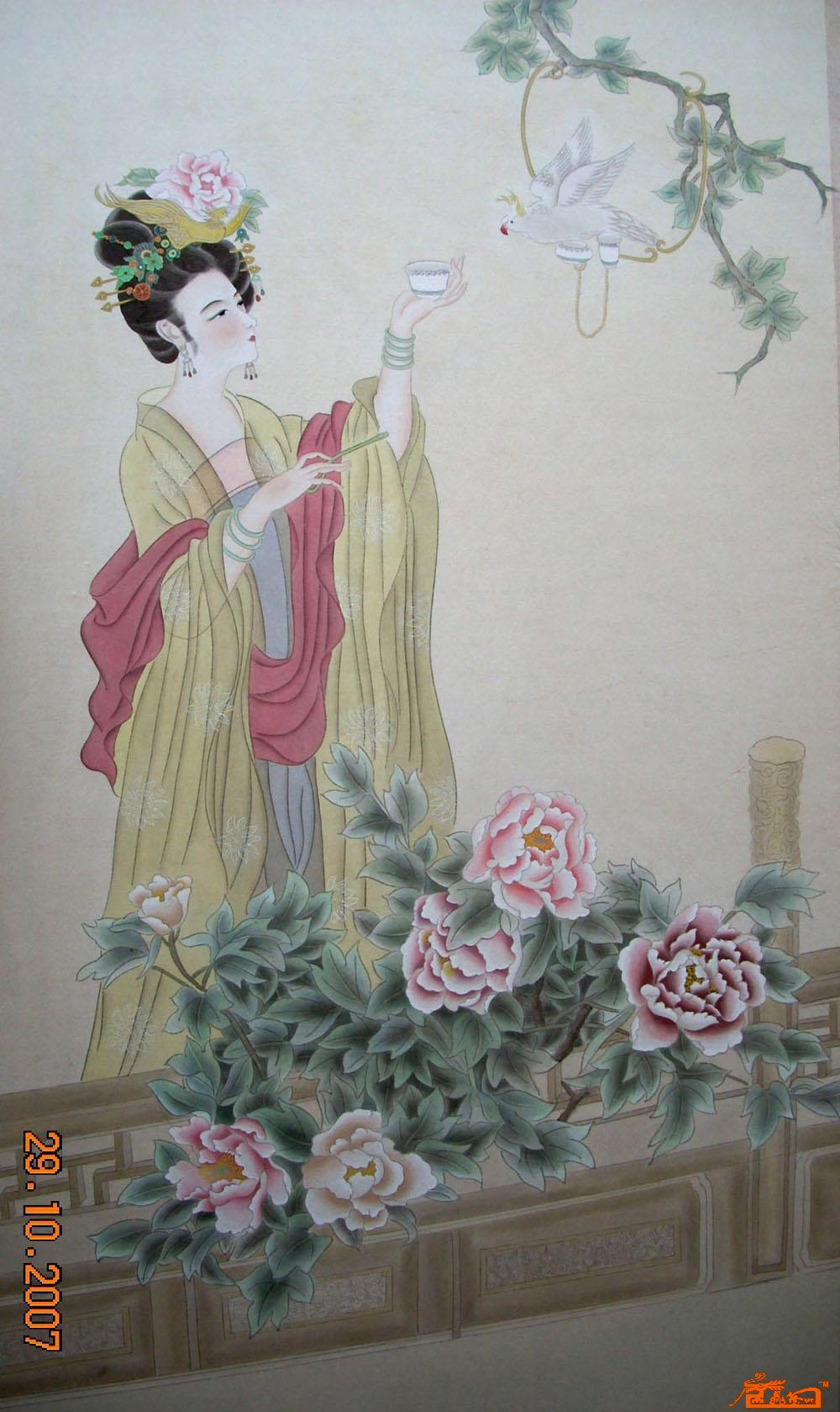四美图之―杨贵妃-薛娜-淘宝-名人字画-中国书