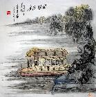 济南大明湖系列国画
