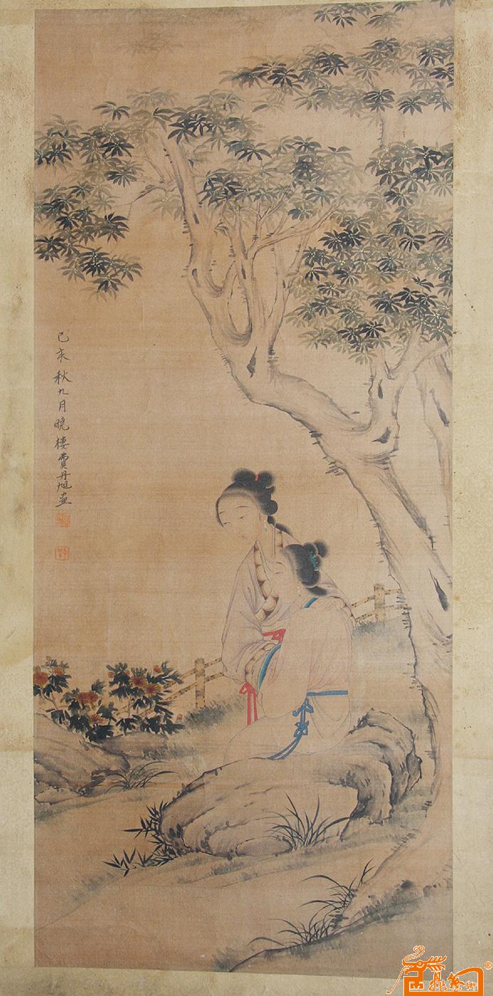 清-费丹旭人物画（收藏品）
