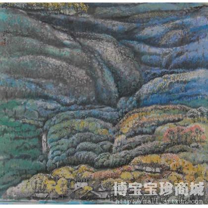 俞裕新_重叠 类别: 国画山水作品