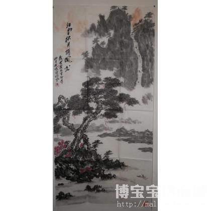 熊飞 江南秋月俏风光 类别: 国画山水作品