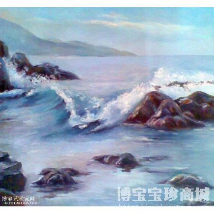 杨旭 大海 类别: 风景油画