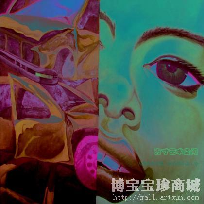 戴建华 人性的思考系列作品一号 类别: 抽象油画X