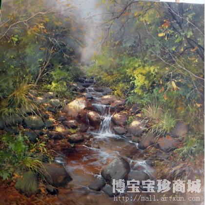 杨晓东 山间流水（三） 类别: 油画X