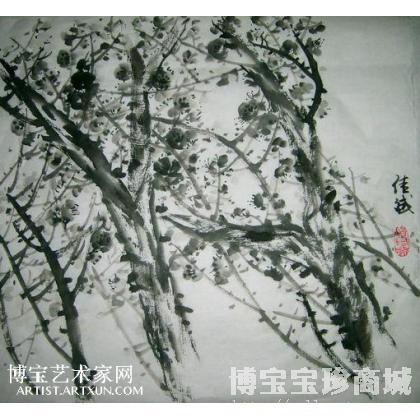 墨梅 写意梅兰竹菊 周佳兵作品 类别: 写意梅兰竹菊