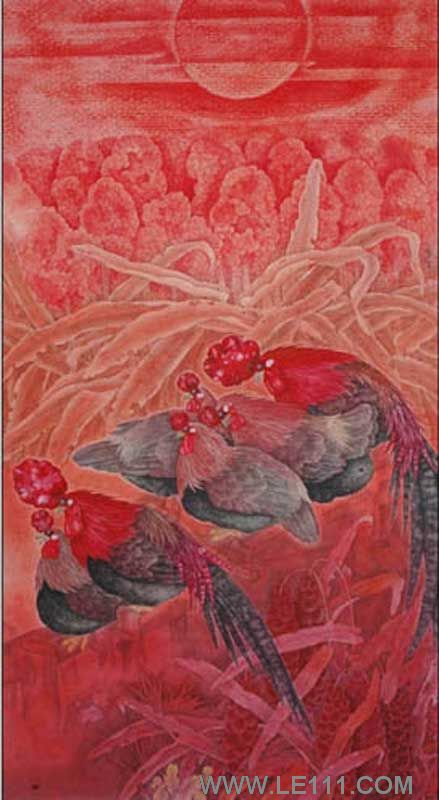 尹晓军的作品“火红的岁月”