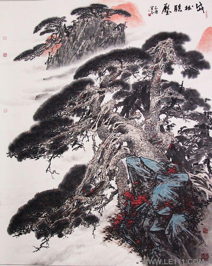 李宏志的作品“泰松临壑2005年235x280cm”