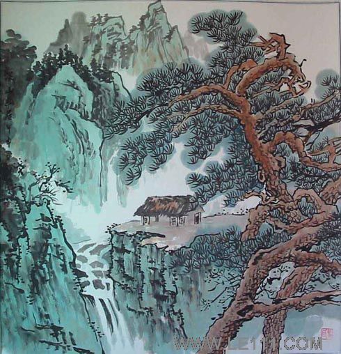 马日辉的作品“深山幽居”